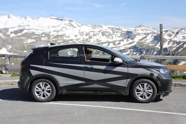 全新本田HR-V外形更硬朗 2015年欧洲上市